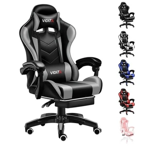 Sedia Gaming Corsa Regolabile Ergonomica Sedile Ufficio per Adolescenti Adulti - Foto 1 di 51