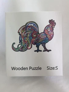 Wooden Puzzle Rooster Size Small - Picture 1 of 4