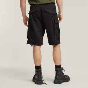 G-Star Rovic Zip Relaxed Shorts Sz 29 Stretch BLACK - Picture 1 of 8