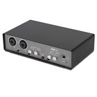 4X(Audio Interface Sound Card 24-Bit/192Khz Ad Converter For Electric2750