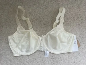 Chantelle Hedona Full Cup Underwired Moulded Minimiser Bra Ivory, Size 34D BNWTS - Picture 1 of 7