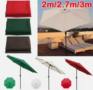 6/8 Arm Umbrella Canopy Cover – 2/2.7/3m Replacement for Garden - Picture 1 of 20