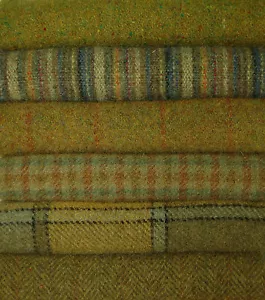 HAND DYED RUG HOOKING WOOL Mill-Dyed ~ "POPEYE'S OLIVE" (6-pc. collection) - Picture 1 of 12