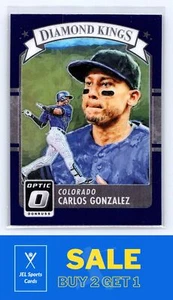2016 Donruss Optic Diamond Kings #9 Carlos Gonzalez - Picture 1 of 2
