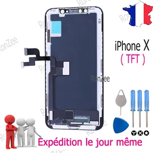 ✅ ÉCRAN VITRE TACTILE COMPATIBLE ( TFT ) POUR IPHONE X IPHONE 10 ✅ - Zdjęcie 1 z 5