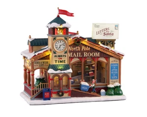 LEMAX 15733 - NORTH POLE MAIL ROOM - Pueblo de Navidad Winterdorf - Nuevo - Imagen 1 de 1