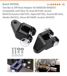 Tow Bar And Off Road Adapter - Picture 1 of 2