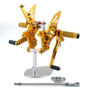 Rearset Rear set For Speed Triple 1050 2005-2010 Gold - Picture 1 of 4