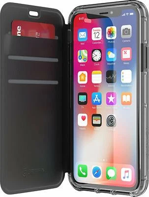 GENUINE GRIFFIN IPHONE XS / X SURVIVOR CLEAR WALLET CASE COVER - TA43989  - Image 1 of 4