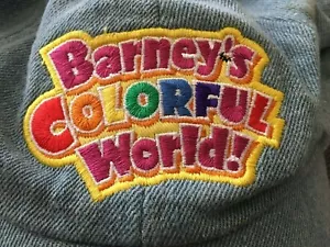 Barney's Colorful World 2003 denim baseball hat - Picture 1 of 6