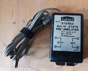 Vintage Calrad Stereo Solid State Pre-Amplifier 80-575