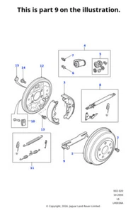 Land Rover Genuine Lever Assembly Handbrake Drum Fits Freelander SMY000020 - Picture 1 of 9