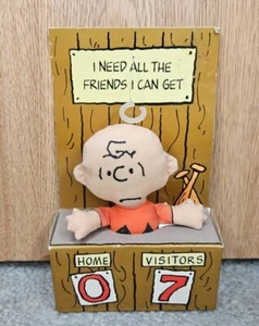 Vintage 1990's Applause Peanuts Charlie Brown Cloth Doll - Picture 1 of 4