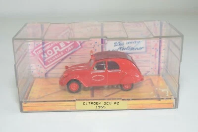TT 1:43 NOREV CITROEN CITROEN 2CV 2 CV AZ 1955 VIGILI DEL FUOCO AUTO MIB - Immagine 1 di 4