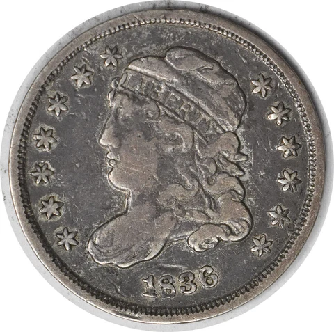 1836 Bust Silver Half Dime VF Uncertified #259 Cover