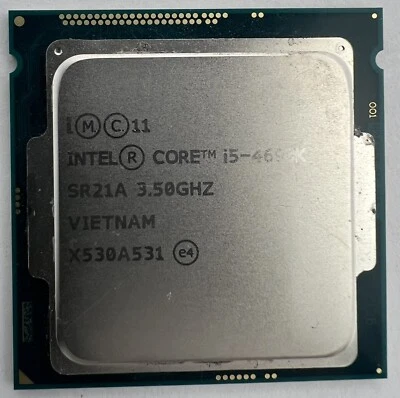 Intel 4th Gen Core i5-4690K SR21A 3.50GHz (Turbo 3.90GHz) 6M 4-Core LGA-1150 CPU - Image 1 of 2