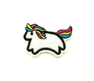 unicorn patch small rainbow bag clothes heat patch fancy animal iron - Picture 1 of 4
