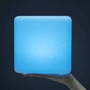 LOFTEK LED Cube Lights Lamp: 8-inch RGB Colors Changing Light w/Remote Control - Picture 1 of 8