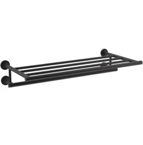 Estante toallero KOHLER 14381-BL purista hotelero en negro mate - Imagen 1 de 3