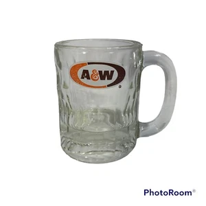 Vintage A&W Root Beer Mini Baby Mug Oval Logo AW Original Authentic 4.5” Tall - Picture 1 of 7