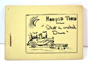 Fumetto grafico vintage Harold Teen -What Wicked Drive Tijuana 8 pagine rischio biblico - Foto 1 di 1