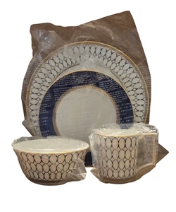 Set de 4 piezas de oro renacentista WEDGWOOD - Imagen 1 de 7