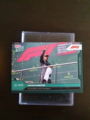 Topps Now F1 2024 #44 Lewis Hamilton - Secures 105th victory in Formula 1 - Image 1 of 4