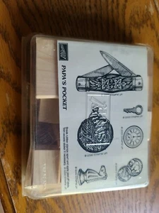 Set Of 6 Stampin Up Papa's Pocket New - Picture 1 of 6