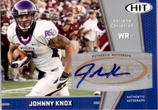 2009 SAGE HIT Autographs Silver #74 Johnny Knox