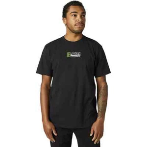 Fox Racing Kawi SS Premium Tee Black Kawasaki Men's Short Sleeve T-Shirt - Picture 1 of 2
