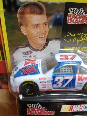 Réplica Ford Thunderbird 1997 NASCAR Racing Champions #37 Jeremy Mayfield 1/64  Foto 1 de 4