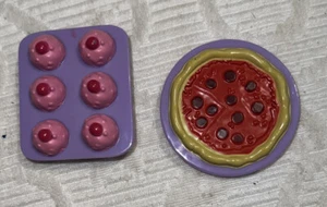 Fisher Price Loving Family Cupcake Pan Tray & Pizza - Picture 1 of 4