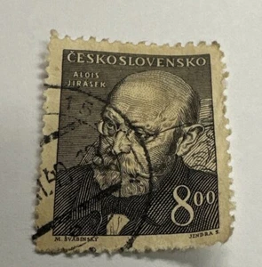 Czechoslovakia stamp Alois Jirásek 8 Czechoslovakian - Picture 1 of 2