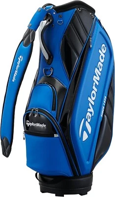 TaylorMade Austec Caddy Bag Blue/Black Men's Caddy Bag 24SS - Image 1 of 3