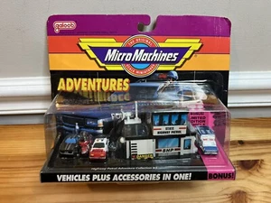 Vintage Rare 1991 Galoob Micro Machines Highway Patrol Adventures Collection #3 - Picture 1 of 9