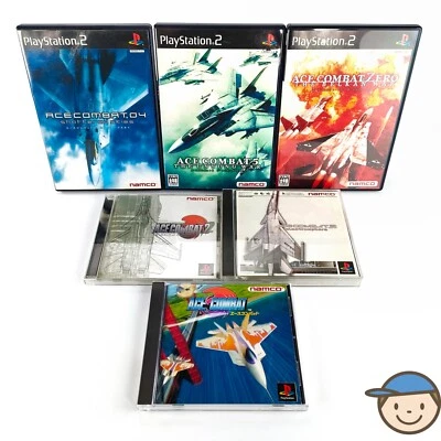 PS1 PS2 Ace Combat Zero 1 2 3 4 5 Belkan War Shattered Skies NTSC-J PlayStation - Image 1 of 4