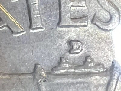 1962 D/D/D RPM-1 Repunched Mint Mark Franklin Half Dollar Uncirculated - Image 1 of 4