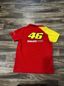 Polo Oficial Ducati Corse Valentino Rossi 46 Hombre Cuello Motogp VR46 Grande - Imagen 1 de 13