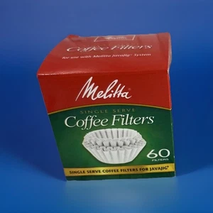 New/Unopened Melitta JavaJig Single Serve Coffee Filters 60 Filters - Picture 1 of 3