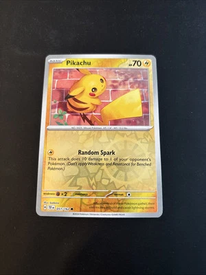 Pikachu 051/162 Sv05: Temporal Forces Reverse Holo - Image 1 of 2