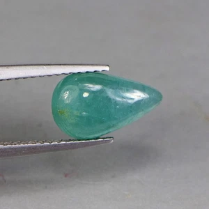2.09 Cts OMGG Grandidierite Round Cabochon Cut Bluish Green Loose Gemstone - Picture 1 of 3