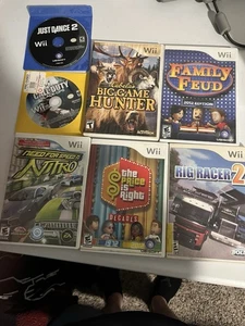 7 Wii Games! Just Dance 2, Bo1, Big Game Hunter, Need For Speed & More - Picture 1 of 1