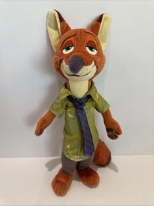 Disney Zootopia Nick Wilde 13" Plush Fox Stuffed Animal- Tag Removed - Picture 1 of 13