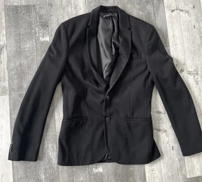 Мужской блейзер Zara черный размер s - Изображение 1 из 4