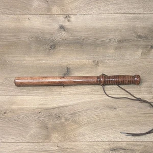 Vintage 50er/60er Jahre Holz Polizei Nachtstock Schlagstock Billy Club 18" - Bild 1 von 4