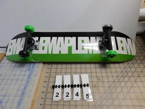 Maple Skateboard, 30" Double Kicktail, Lime & Black, 2021, unbenutzt, Bravo Sports - Bild 1 von 13