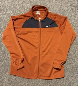 NIKE Boys Graphic Tracksuit Top Jacket 13-15 Years XL Orange Vintage - Picture 1 of 7