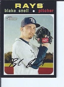 Blake Snell 2020  Topps Heritage SP - Picture 1 of 1