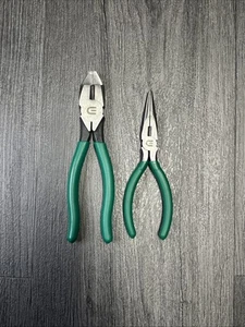Commercial Electric 7" Inch Wire Cutting Pliers & 6" Inch Needle Nose Pliers New - Picture 1 of 3