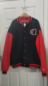 Große Herren Champion schwarz/rote College Jacke, Gr. 3XG - Bild 1 von 18